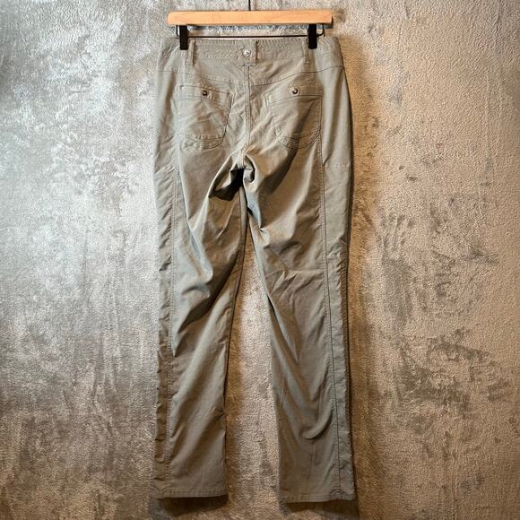 KUHL Trekr Pants Women's Size 6 Regular Green Hiking Gorpcore 31” Inseam - Picture 8 of 8